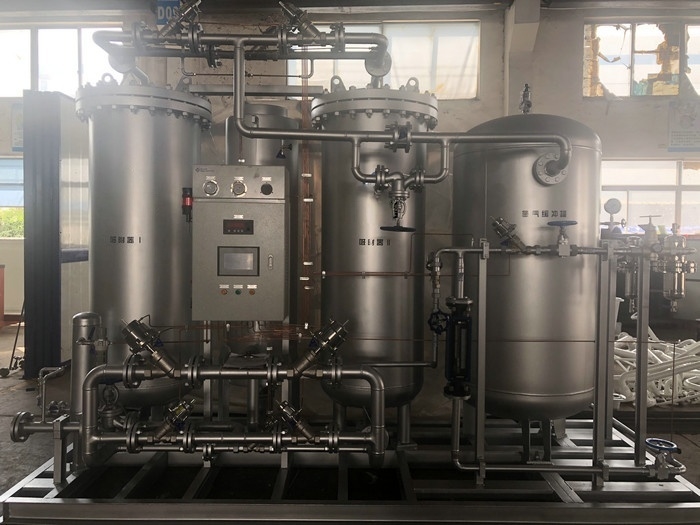 Generator Nitrogen Skid Mounted PSA Instalasi Mudah Untuk Industri Material Baru
