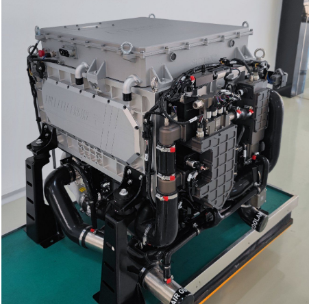 Generator listrik hidrogen sel bahan bakar PEM pendingin cair 60kW dengan kemurnian hidrogen 99,99%