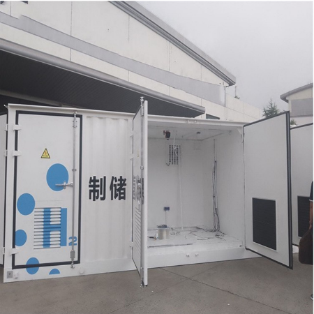 500m3/H 1MW Containerized Hydrogen Generator Water Electrolyser untuk pembangkit listrik sel bahan bakar