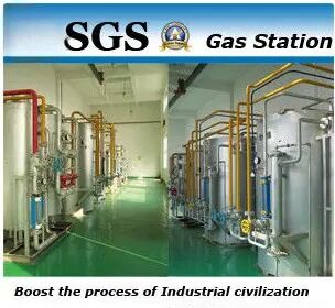 Kualitas Peralatan Stasiun Gas Nitrogen / Hidrogen Pelindung Untuk Jalur Tembaga / Cooper Bar Pabrik